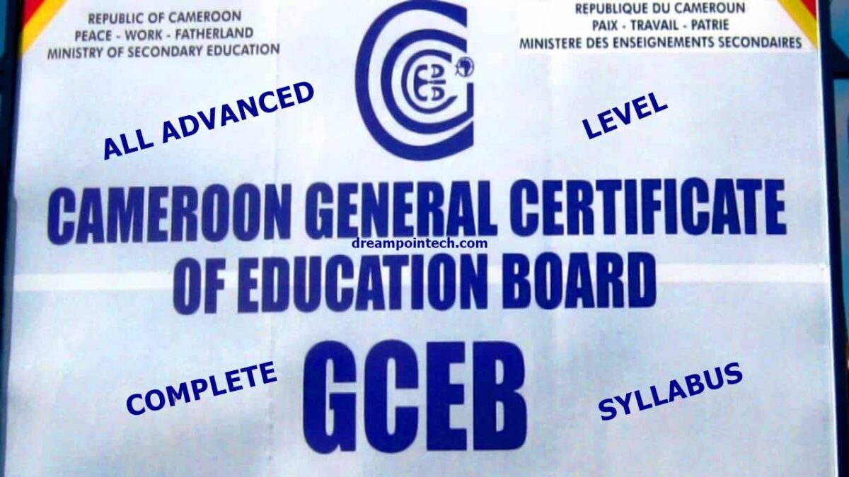 Get All Cameroon GCE Board A-Level Syllabus PDF in 2026