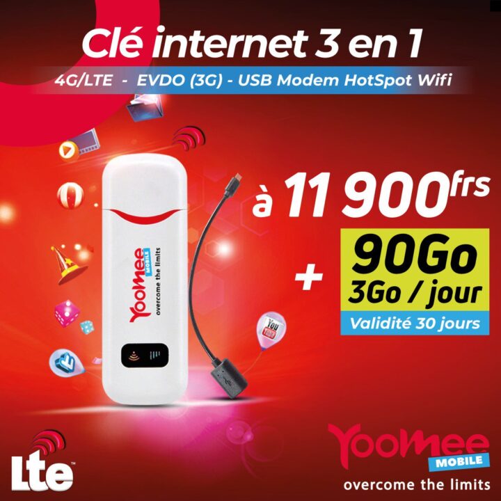 1. Le dongle ou clé Internet Yoomee 4G 1. Le dongle ou clé Internet Yoomee 4G