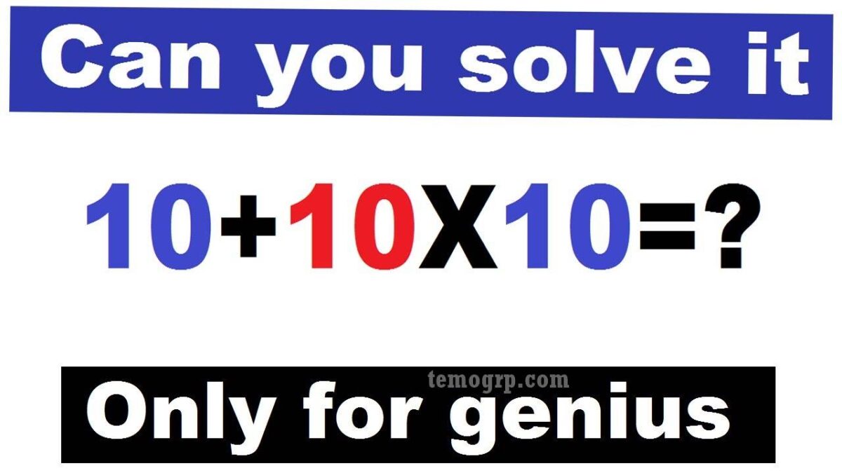 How is 10-10x10+10 = -80? Answer/Solution Explained!