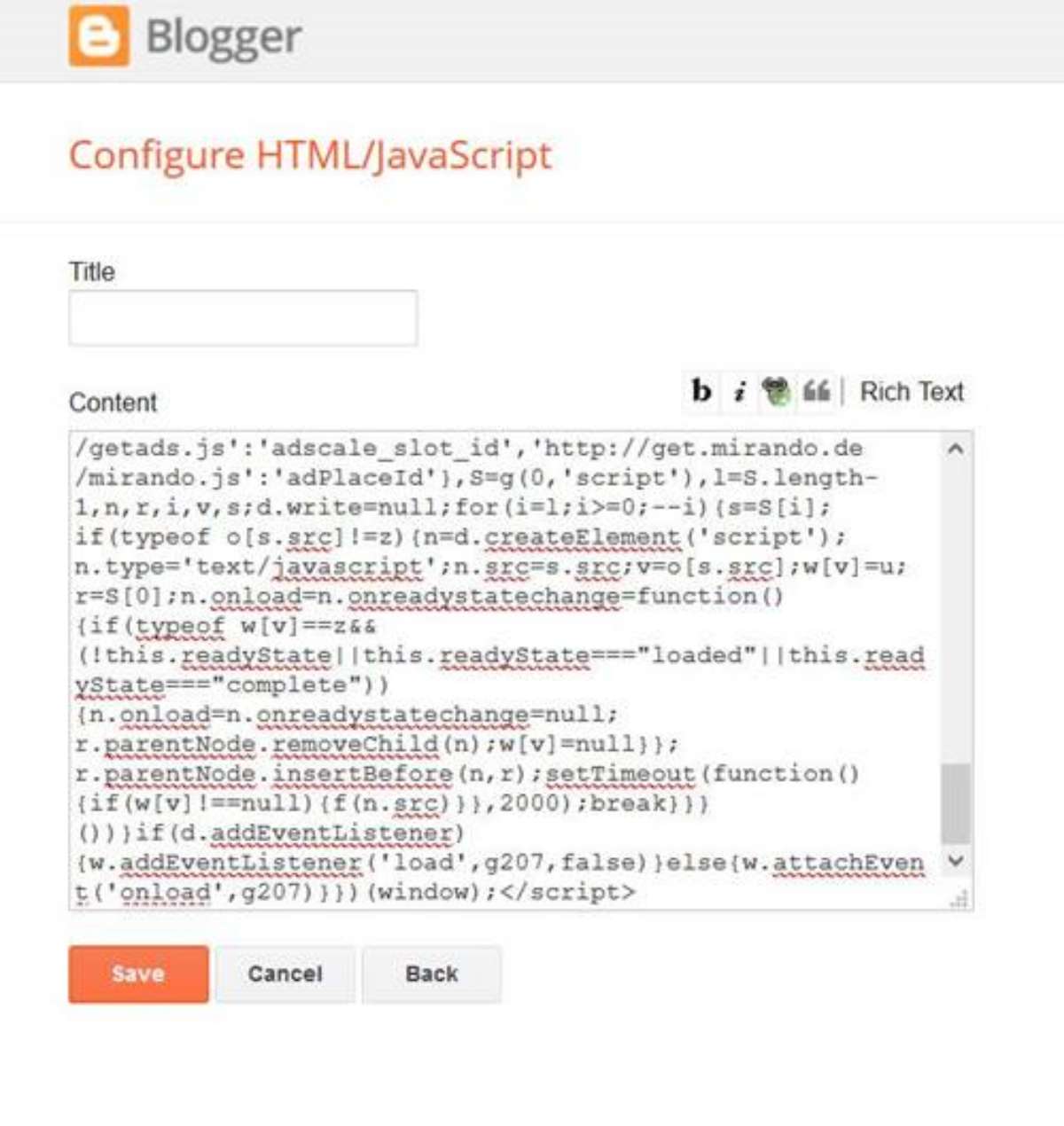 Adblock script killer pasted