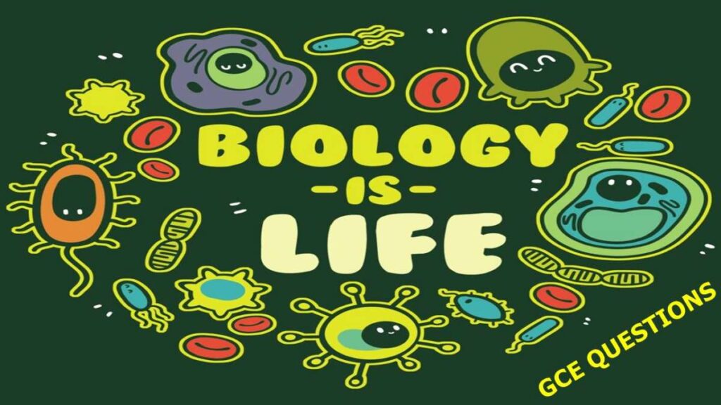 GCE O-Level Biology Past Questions