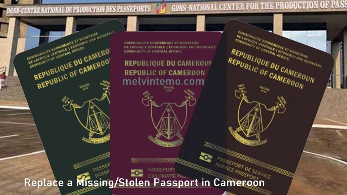 Replace a Missing/Stolen Cameroonian Passport