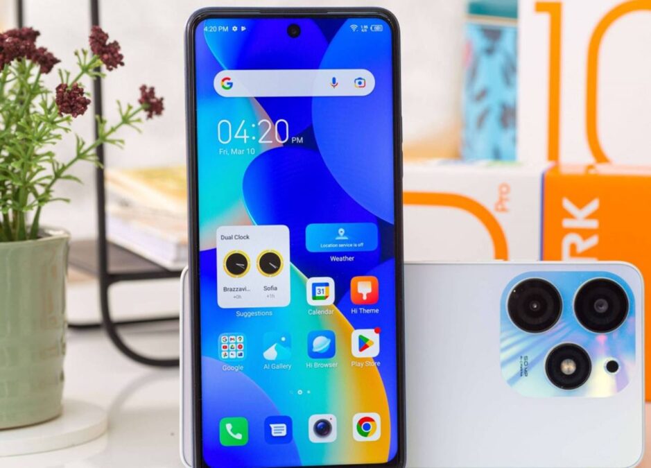 Spark 10 pro Camera and Display