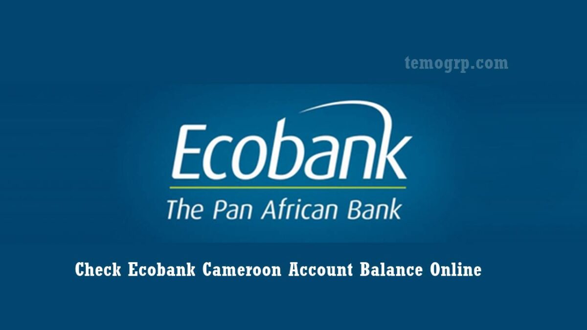 Ecobank Cameroon Online Banking Account Balance