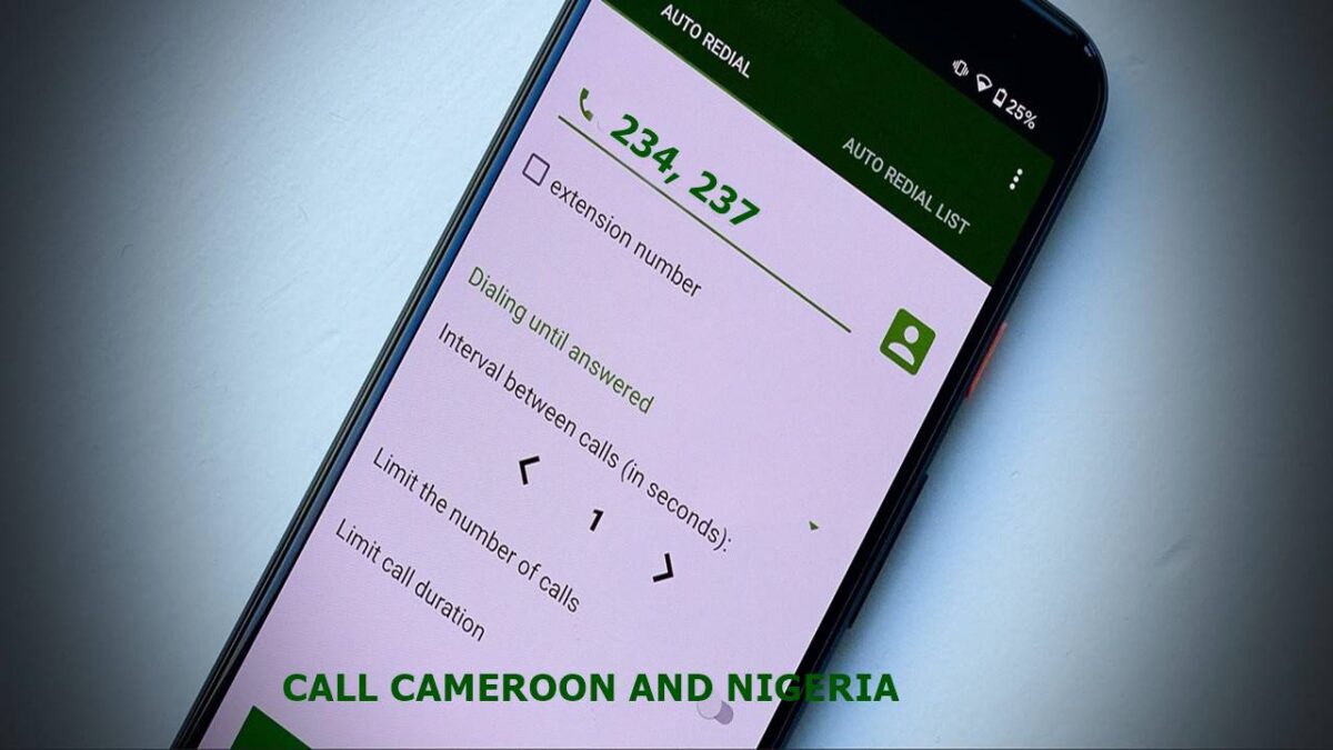 Call Cameroon and Nigeria from the USA/Abroad