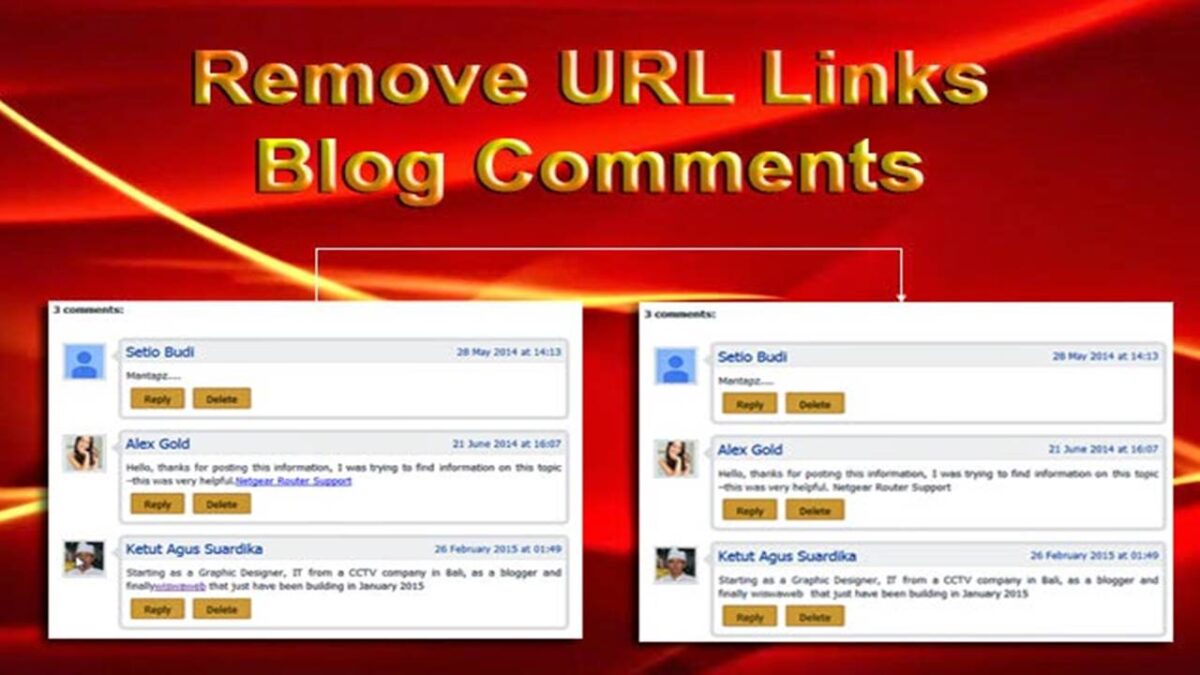 4 Ways to Remove/Delete Spam Links From Blogger Comments