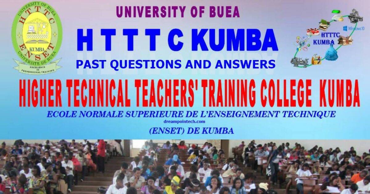 ENSET Kumba Past Questions and Answers