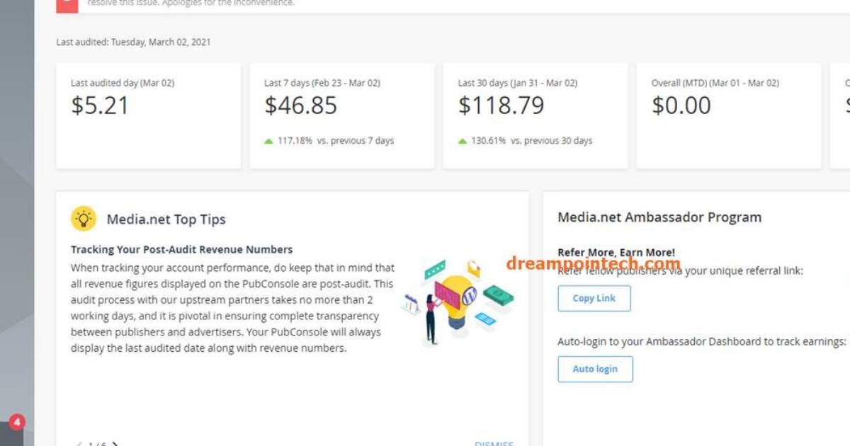 4. Scamming tactics employed by Media.net after the threshold is reached